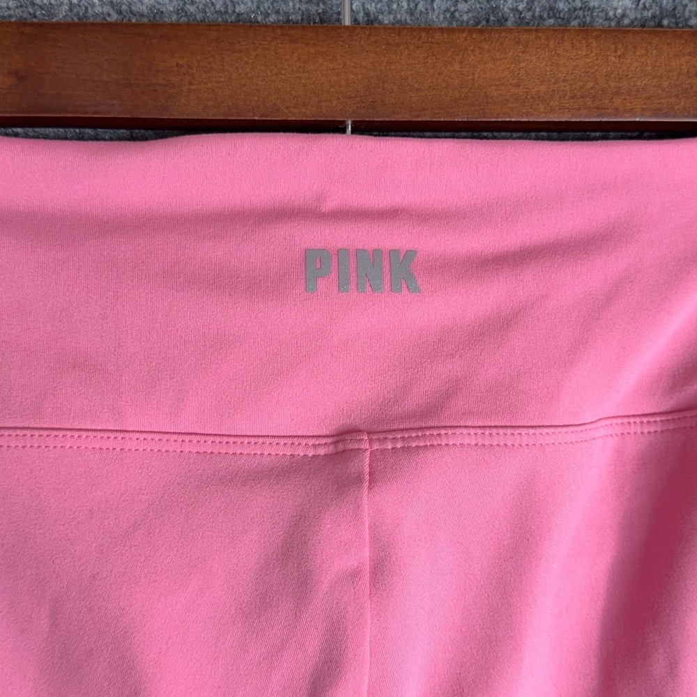 Pink Victoria's Secret Active Leggings Womens Small Pink High Waisted Cinch Yoga - Picture 8 of 9